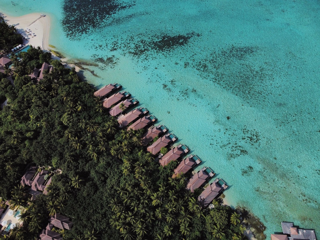 Private beach